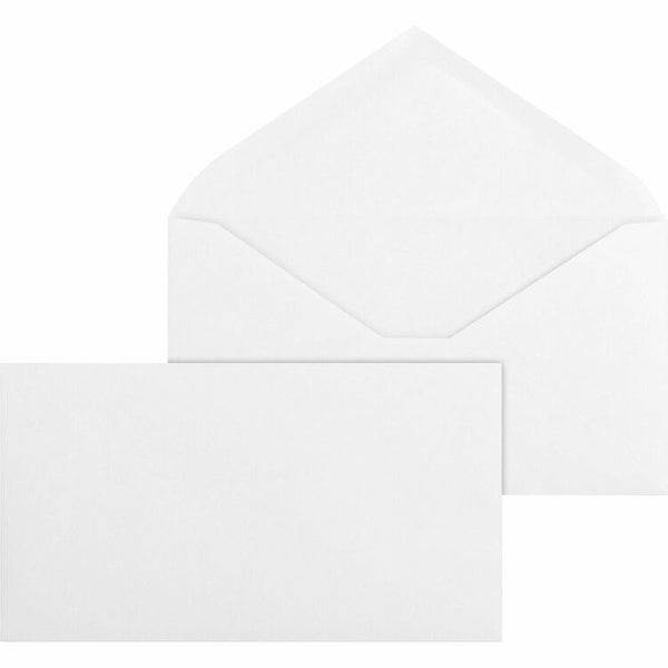 Business Source Business Envelopes, 24 lb., No. 6, White (BSN42252) Pack of 500