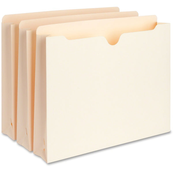 Business Source Filing Jacket, Letter, 2&quot; Expansion, Two-Ply, Manila (BSN65799) Pack of 50
