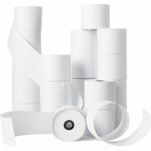 Business Source Bulk Machine Roll, Single-Ply, 2-1/4&quot; x 150', White (BSN28625) 100 Rolls