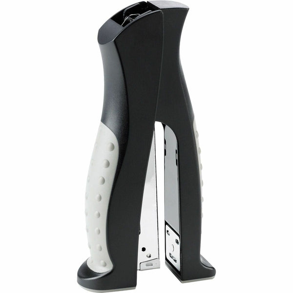 Business Source Stand Up Stapler, Fullstrip, 20 Sheet Cap., Black/Gray (BSN65646) Each