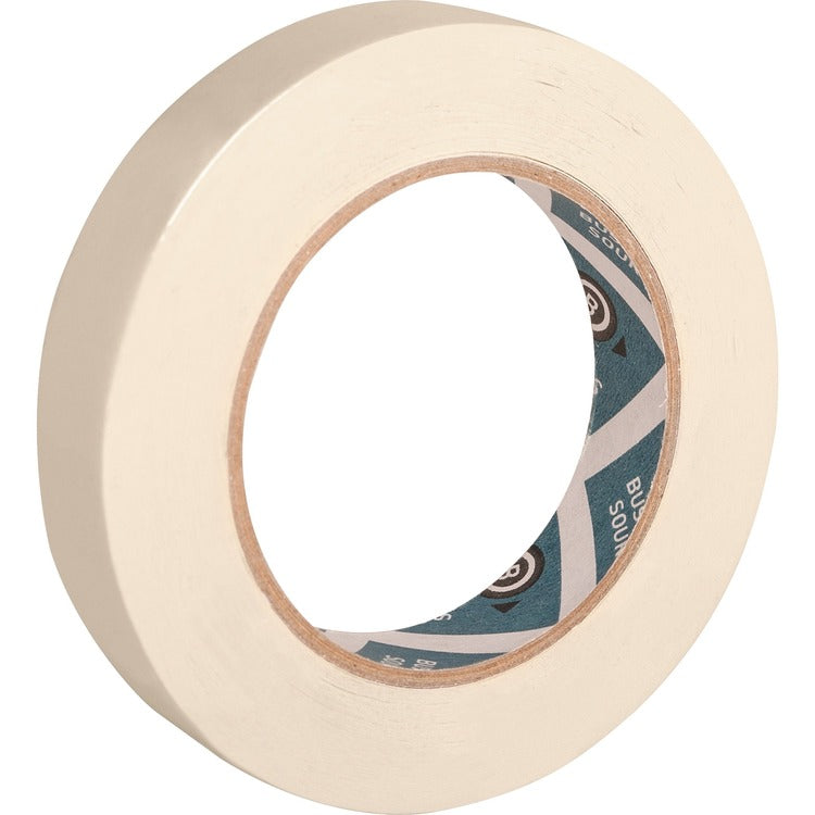 Business Source Masking Tape, 3&quot; Core, 3/4&quot; x 60 Yards, Tan (BSN16460) 1 Roll