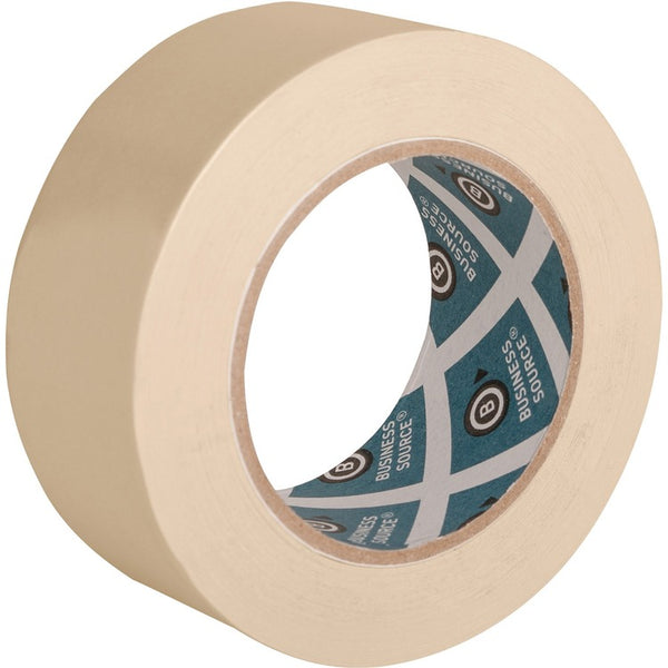 Business Source Masking Tape, 3&quot; Core, 2&quot; x 60 Yards, Tan (BSN16462) 1 Roll