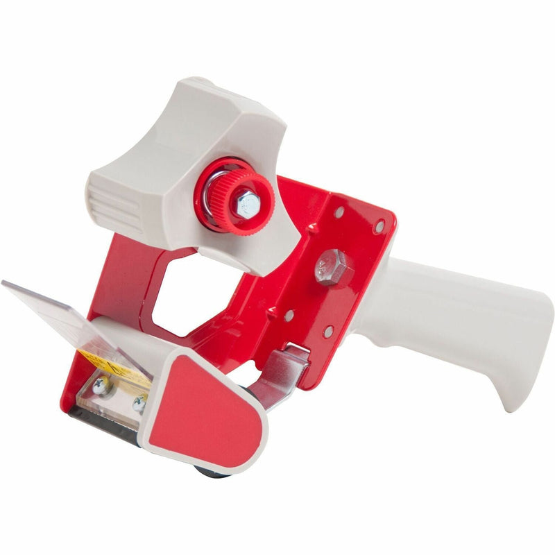 Business Source Handheld Tape Dispenser, for 3&quot; Core Tapes, Red (BSN16463) Each