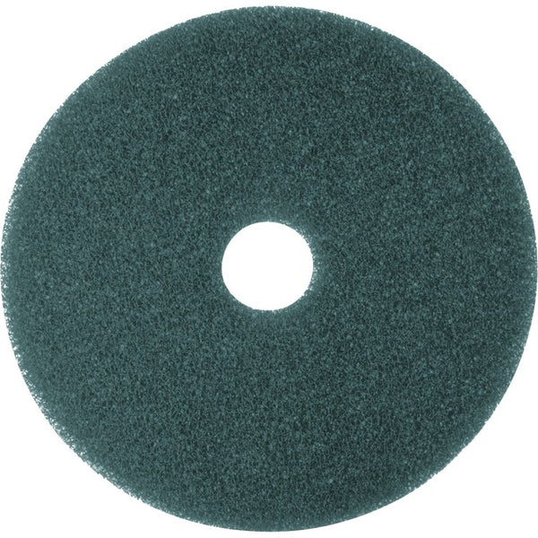 3M Low-Speed High Productivity Floor Pads 5300, 12" Diameter, Blue, 5/Carton (MMM08405) Case of 5