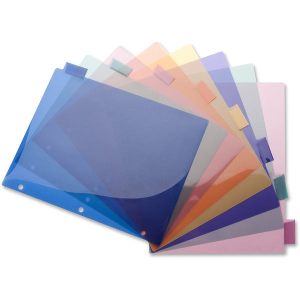 Business Source Insert Index Dividers, 8-1/2"x11", 8-Tab, Multi (BSN32371) Pack of 8