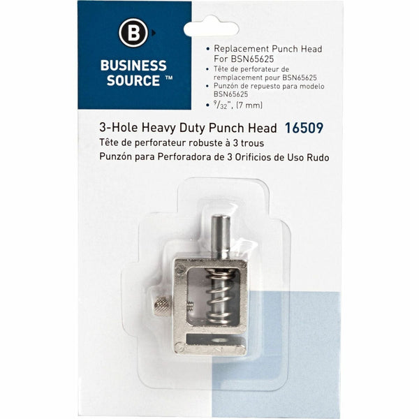 Business Source Replacement Punch Head, f/SPR01796, Silver (BSN16509) Each