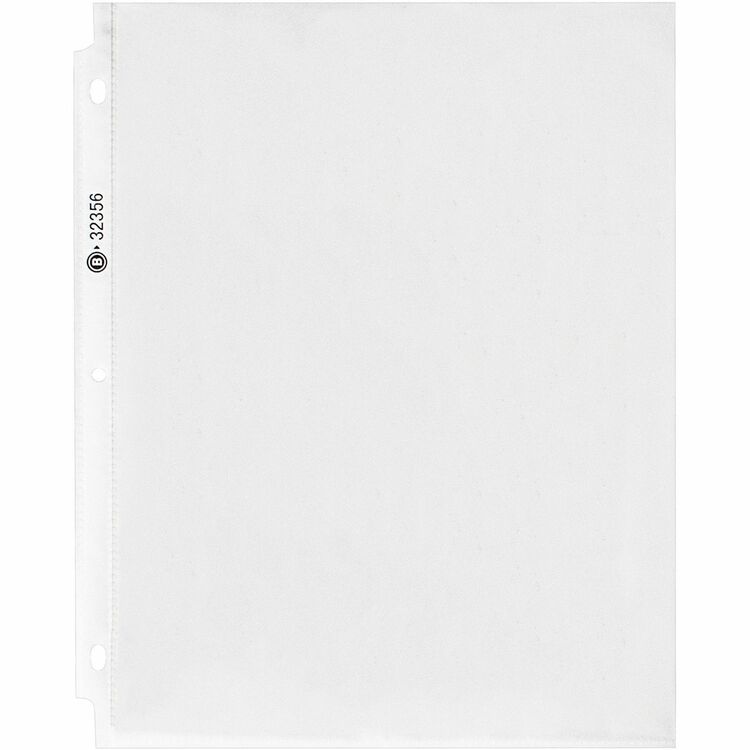 Business Source Nonglare Top-loading Sheet Protectors, 2.4 mil, 50/Box (BSN32356) 1 Case of 50