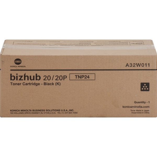 Konica Minolta Toner Cartridge f/BIZHUB, 8000 Page Yield, Black (KNMA32W011) Each
