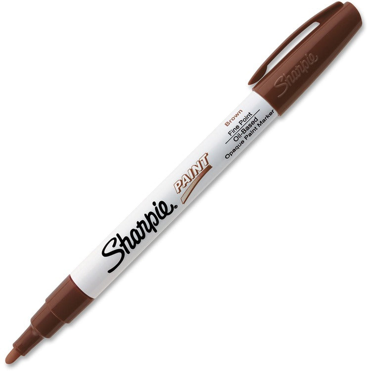 Sharpie Oil Based Paint Markers, Fine Pt, Brown (SAN35538)