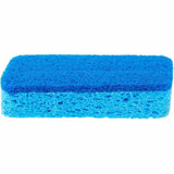 S.O.S All-Surface Scrubber Sponge, 4.5" x 2.5" x 0.9", Cellulose, Scrim, Blue (CLO91017) Each