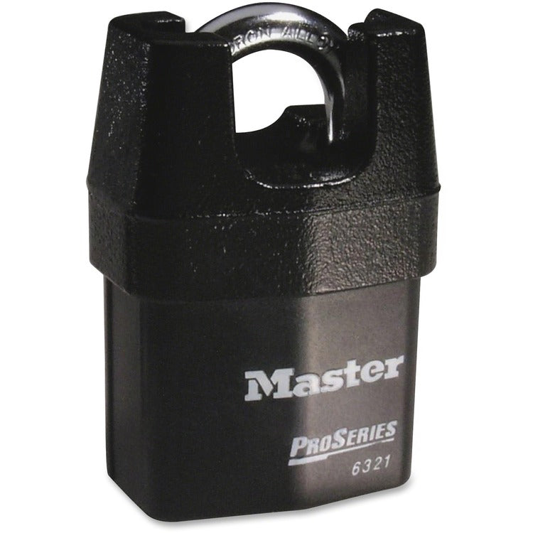 Master Lock Rekeyable Padlock, Pro Series, High Security, 2.125"Wide, BK (MLK6321) Each