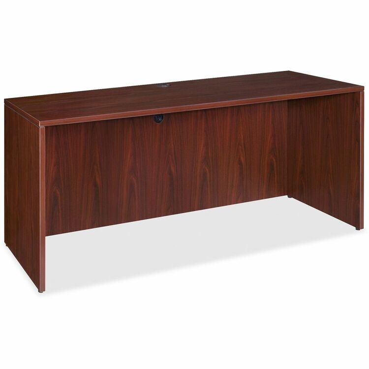 Lorell Credenza Shell, 66"x24"x29-1/2",Mahogany (LLR69377)