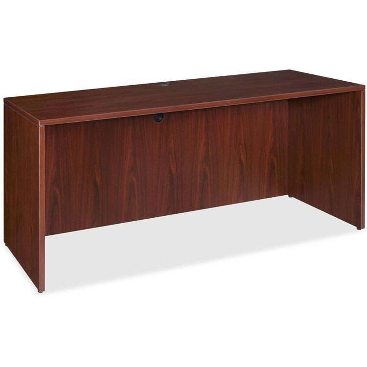 Lorell Credenza Shell, 72"x24"x29-1/2",Mahogany (LLR69376)