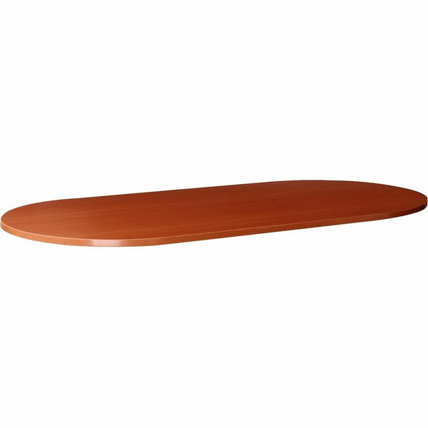 Lorell Oval Tabletop, 48"x96"x1-1/4", Cherry (LLR69122)