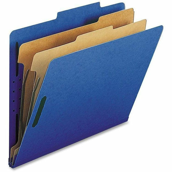 Nature Saver Classification Folders, w/ Fasteners, 2 Dividers, Letter, 10/Box, Dark Beige (NATSP17207) Each