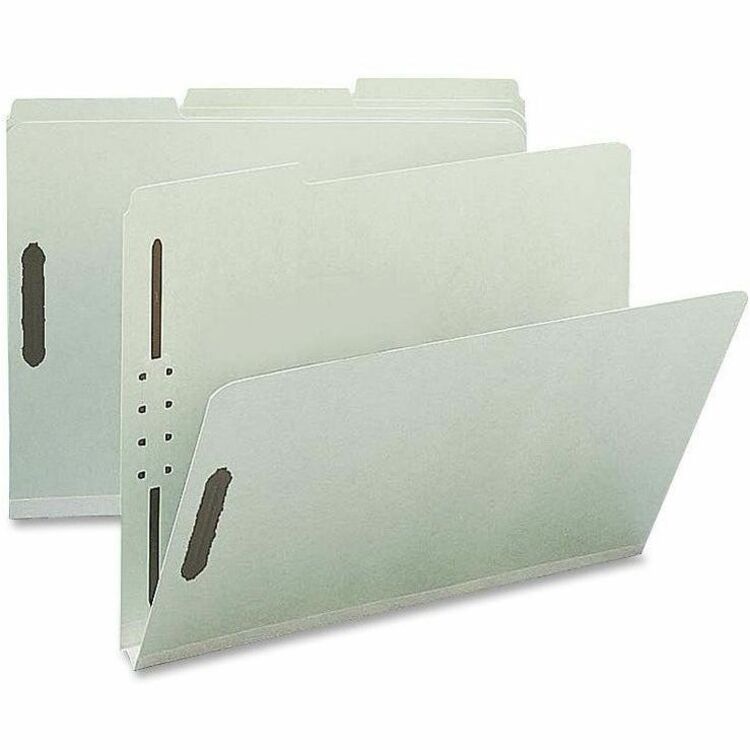 Nature Saver Pressboard Fastener Folder, 25 Pt, 1 Expandable, 1/3 Tab, Letter, 25/Box (NATSP17216) Each