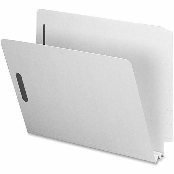 Nature Saver End Tab Pressboard Fastener Folder, 2" Expandable, Letter, 25/Box, Gray (NATSP17264) Box of 25