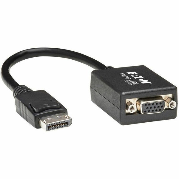 Tripp Lite series DisplayPort to VGA Cable (M/F), 6 in, Black (TRPP13406NVGA) Each