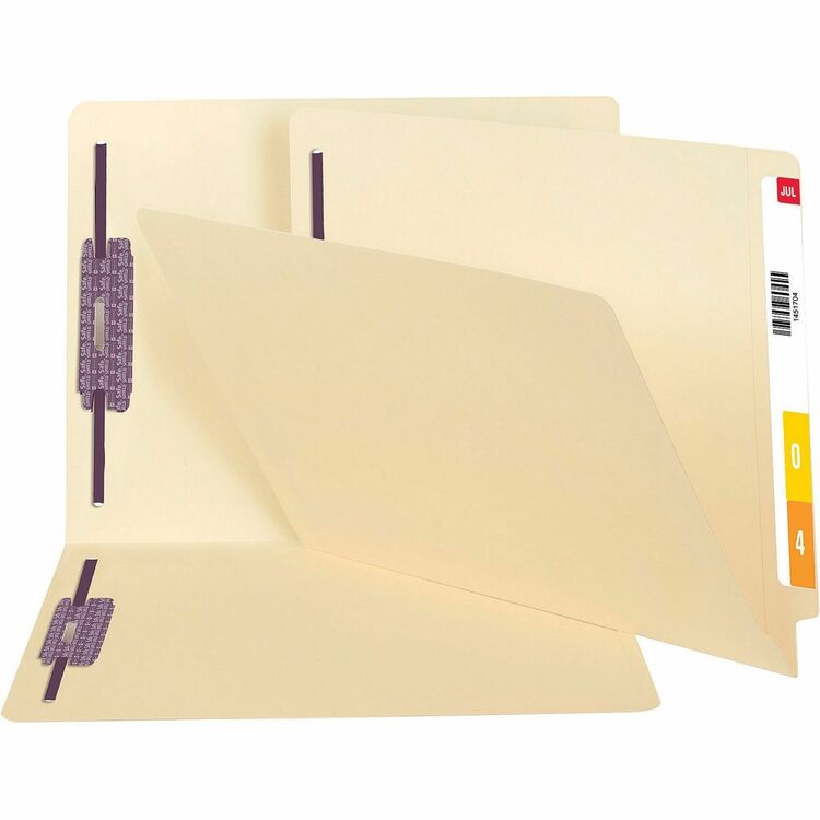 Smead Fastner Folder, Letter, 11pt, Position 1/3, 50/Pack, Manila (SMD34117)