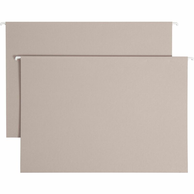 Smead Hanging File Folder/W Easy Slide, LG, EXP2, 18/Box, Steel Gray (SMD64340)