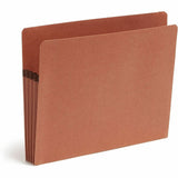 Smead Straight Tab Cut Letter Recycled File Pocket, 8 1/2" x 11", 3 1/2" Expansion, Redrope, 25/Box (SMD73610) Box of 25