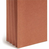 Smead Straight Tab Cut Letter Recycled File Pocket, 8 1/2" x 11", 3 1/2" Expansion, Redrope, 25/Box (SMD73610) Box of 25