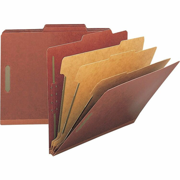 Nature Saver 01052 Classification Folder, Letter, 3 Partitions, Red (NAT01052) Box of 10