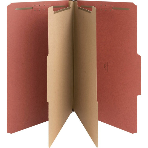 Nature Saver 01054 Classification Folder, Legal, 2 Partitions, Red (NAT01054) Each