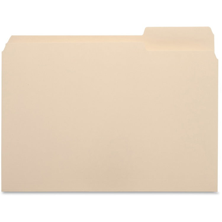 Business Source File Folder, 1/3" Right Tab, 1-Ply, 3/4" Exp., Letter, MLA (BSN16492) Box of 100