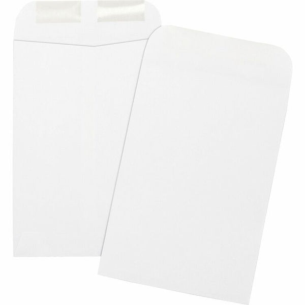 Business Source Catalog Envelopes, Plain, 24Lb., 6-1/2" x 9-1/2", 500/Pack, White (BSN42117) Box of 500