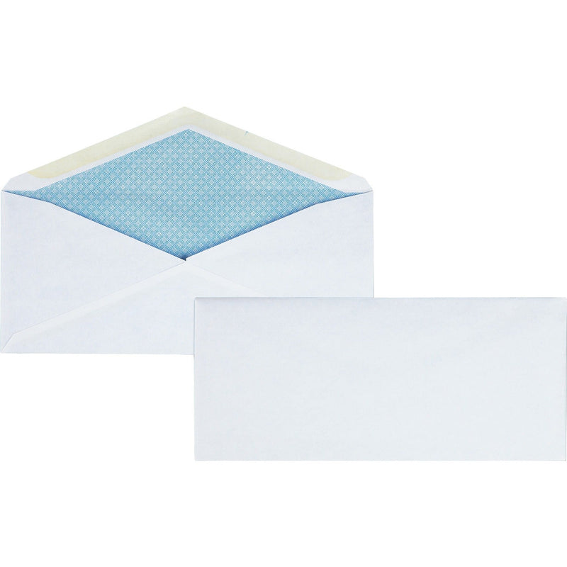 Business Source Security Regular Envelopes, No. 10, 7-1/8"x9-1/2", 500/BX, White (BSN42206) Box of 500