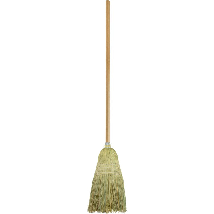 Genuine Joe Lobby Blend Broom, 11" W, 56" Handle, Natural (GJO58563)