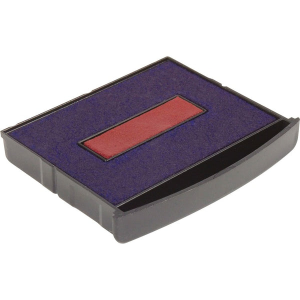 Xstamper Stamp Pad, Message Date Stamp, Replacement, RD/BE (XST41005) Each