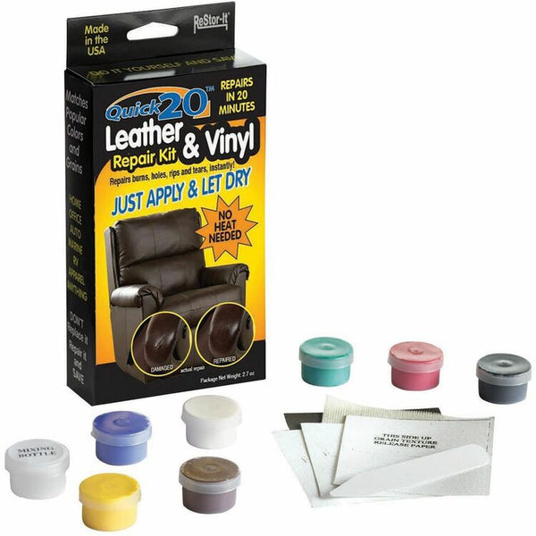 ReStor-it Leather and Vinyl Repair Kit, Assorted (MAS18081) 1 Kit