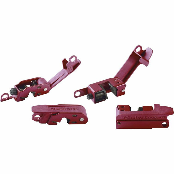 Master Lock Circuit Breaker Lockout Set, 120/240Volt, Red (MLK506) Each