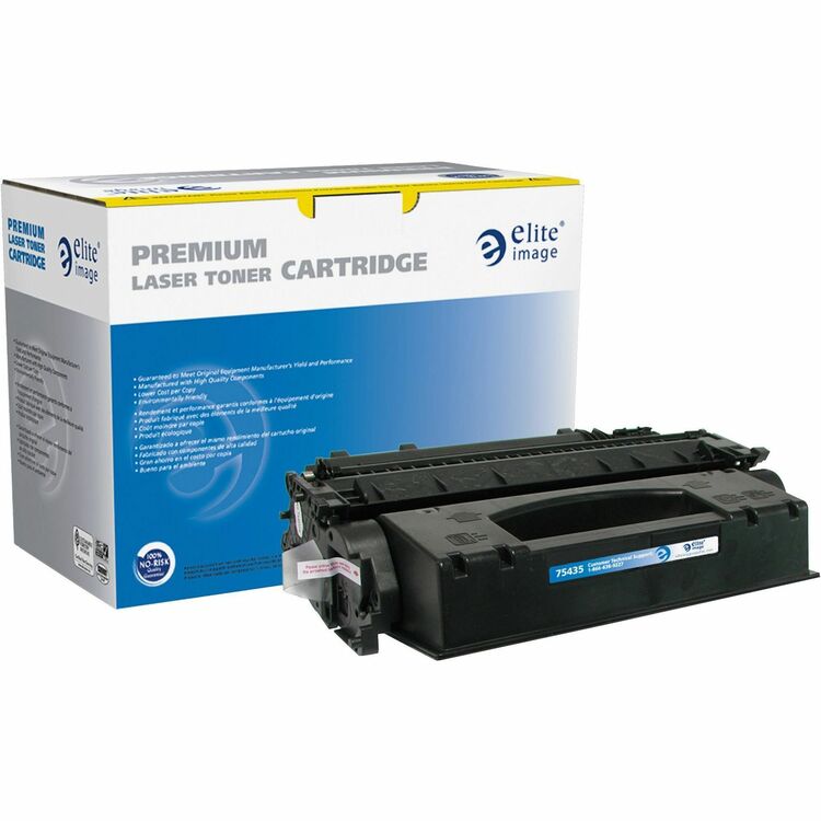 Elite Image Remanufactured Toner Cartridge, Alternative for HP 05X (CE505X), Laser, 6500 Pages, Black, 1 Each (ELI75435) Each
