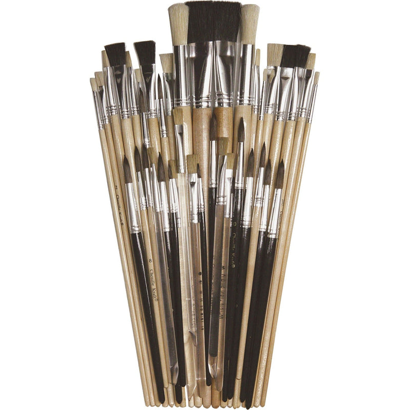 Creativity Street Super Value Brush Assortment, 40/CT, Assorted (CKC5220) Set of 40