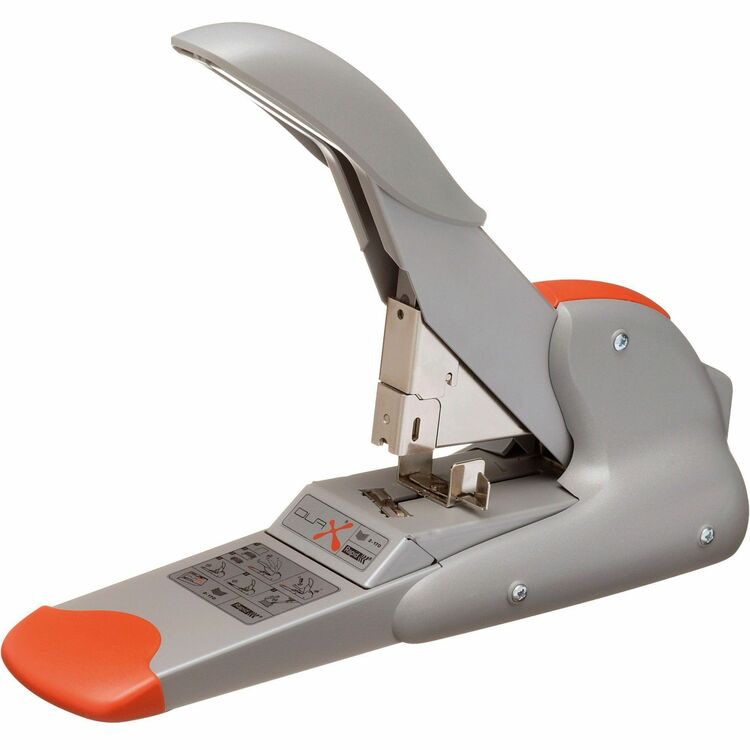 Rapid Heavy-Duty Stapler, 2-170 Sheet Capacity, Silver/Orange (RPD73338) Each