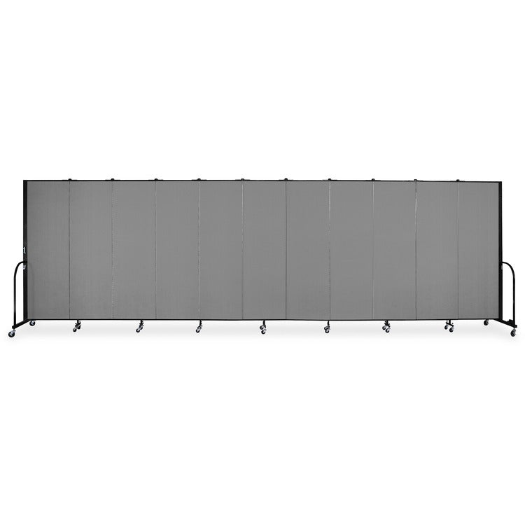Screenflex Commercial Edition Portable Partition, Gray, 6' h x 20'5&qu ...