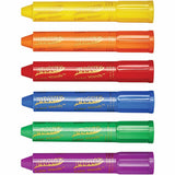 Prang Washable Color Wands, Red, Orange, Yellow, Green, Blue, Purple, 6/Set (DIX47878) Set of 6