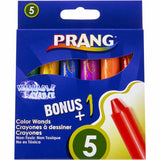 Prang Washable Color Wands, Red, Orange, Yellow, Green, Blue, Purple, 6/Set (DIX47878) Set of 6