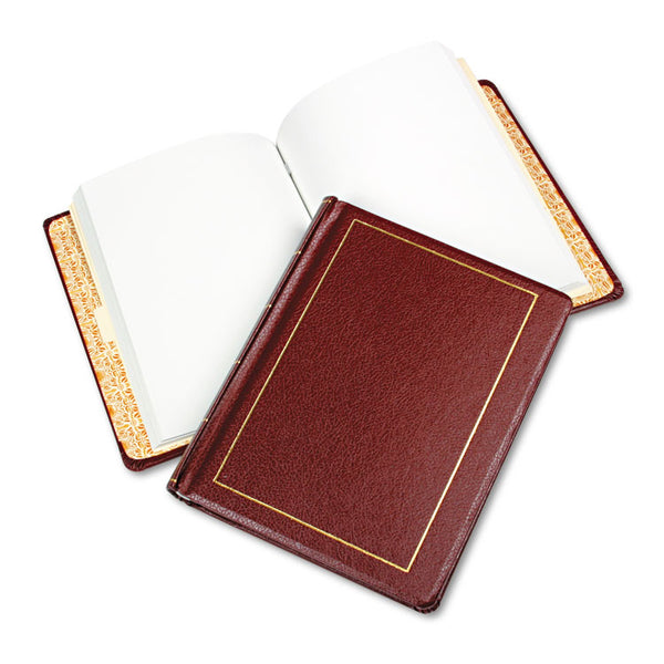 Wilson Jones® Looseleaf Corporation Minute Book, 1-Subject, Unruled, Red/Gold Cover, (250) 11 x 8.5 Sheets (WLJ039611) Each