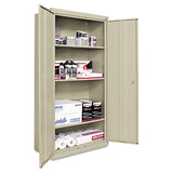 Alera® Economy Assembled Storage Cabinet, 36w x 18d x 72h, Putty (ALECME7218PY)