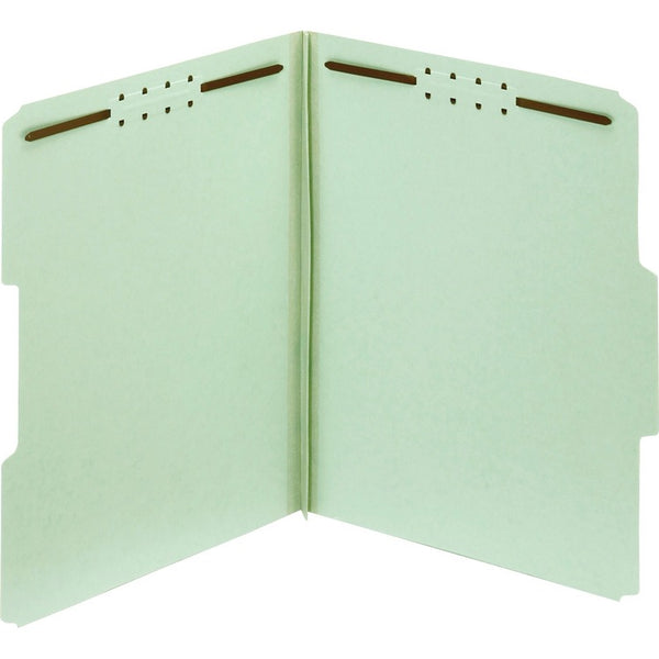 Pendaflex Pressboard Fastener Folders, 25pt, 1/3 Cut, Letter, 2" Exp, 25/Box, Green (PFX24934R) Box of 25