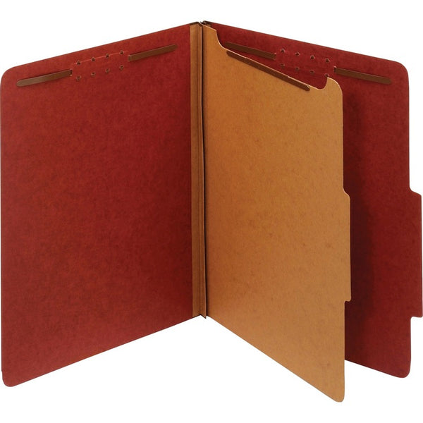 Pendaflex Classification Folders, 25pt, 1-3/4 Exp, 1-Div, Letter, 10/Box, Red (PFX23775R) Box of 10