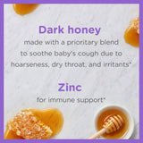 Zarbee's® Baby Cough Syrup + Immune Children's Cold and Cough Relief 3 mg - 3 mg / 3 mL Strength Syrup 2 oz. (1226844_EA) 1/EA