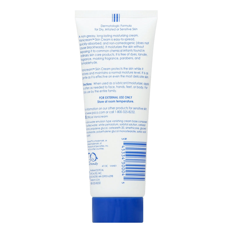 Vanicream® Hand and Body Moisturizer 4 oz. Tube Unscented Cream (628401_EA) 1/EA
