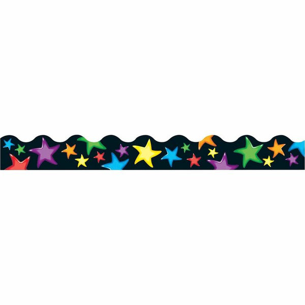 Trend Trimmers, Gel Stars, 2-1/4" x 39', Multi (TEPT92322) Set of 12