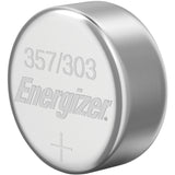 Energizer 357/303 Silver Oxide Button Batteries, 1.55 V DC, 3/Pack (EVE357BPZ3) Pack of 3