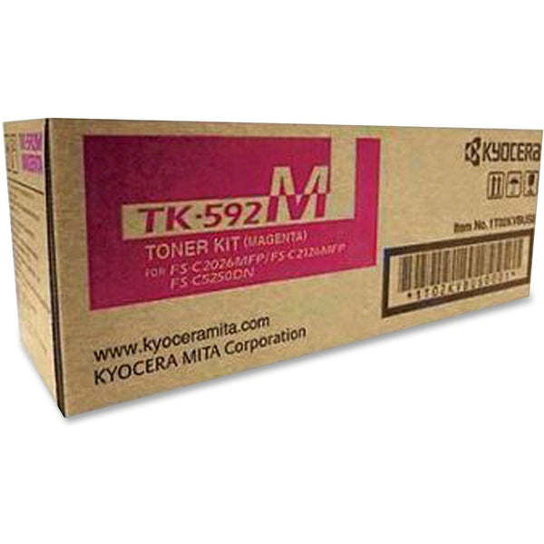 Kyocera TK592M Toner, 5000 Page-Yield, Magenta (KYOTK592M) Each